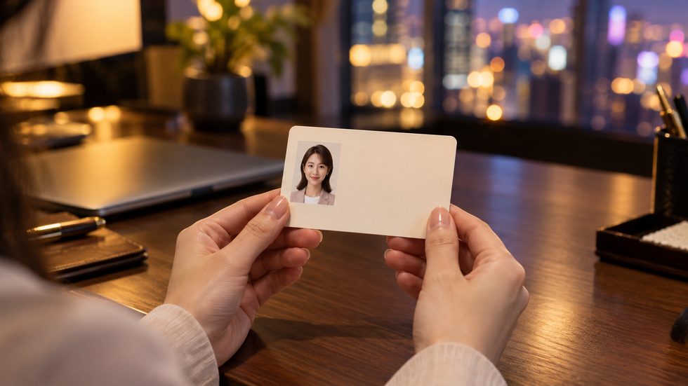 チャットレディ面接の年齢確認で提示する顔写真付き身分証のイメージ